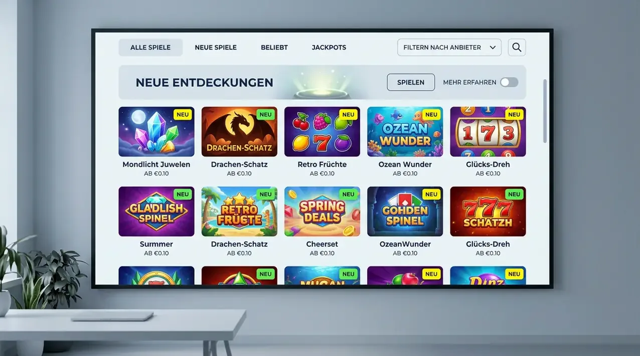 Neuheiten & Trendspiele bei Baxterbet
